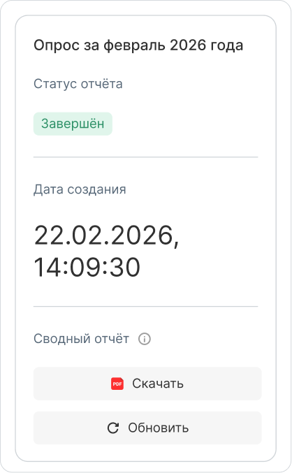 Интерфейс Исследование вовлечённости сотрудников — экран 3