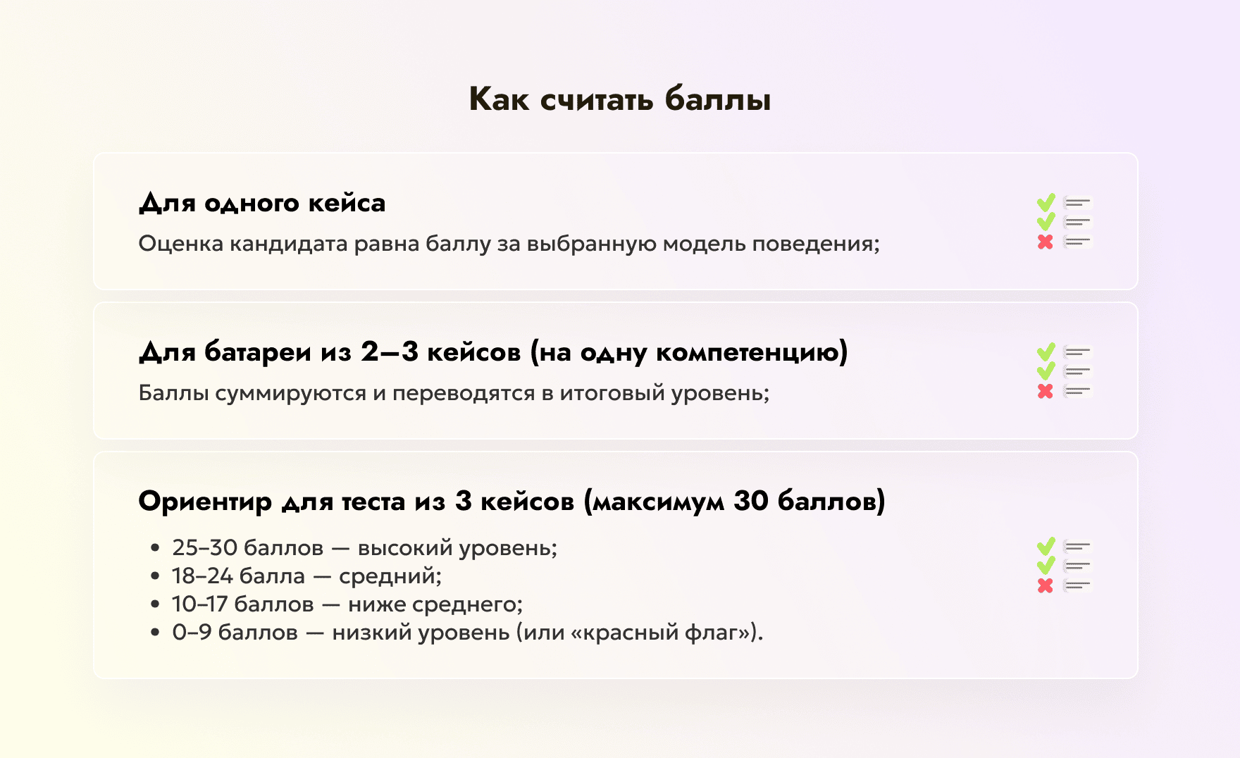 как оценить ситуационный кейс