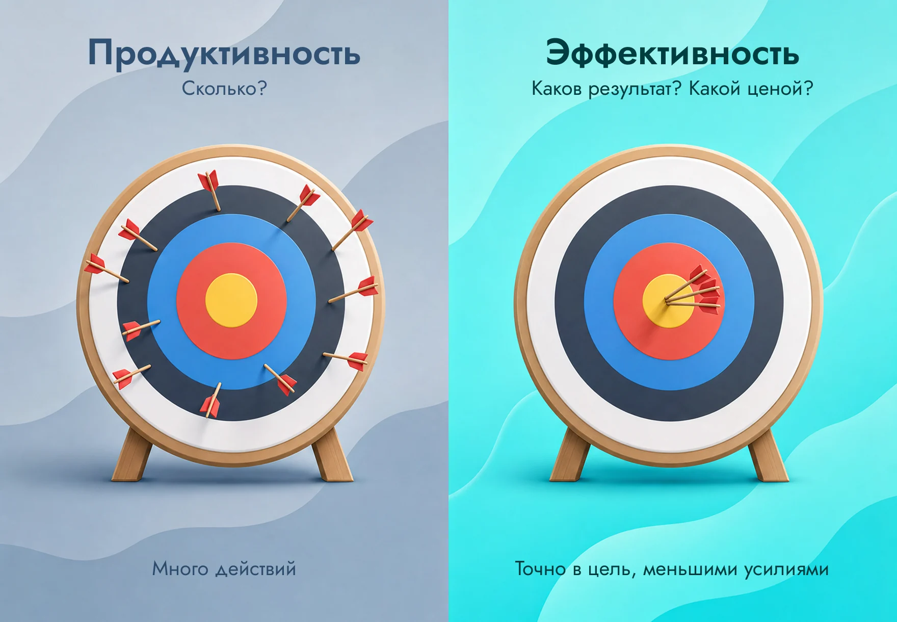 эффективность и продуктивность в чем разница