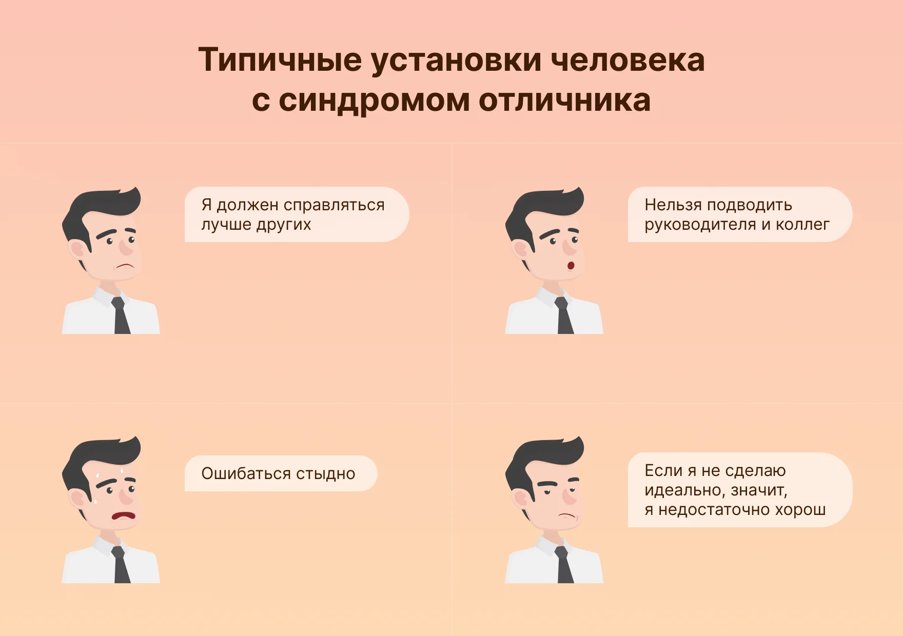 синдром отличника признаки